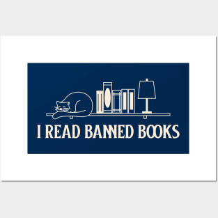 I read banned books Posters and Art